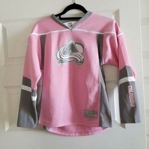 Pink Avalanche Hockey Jersey NHL Colorado
